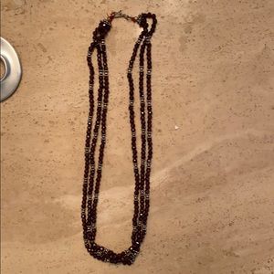 Garnet necklace